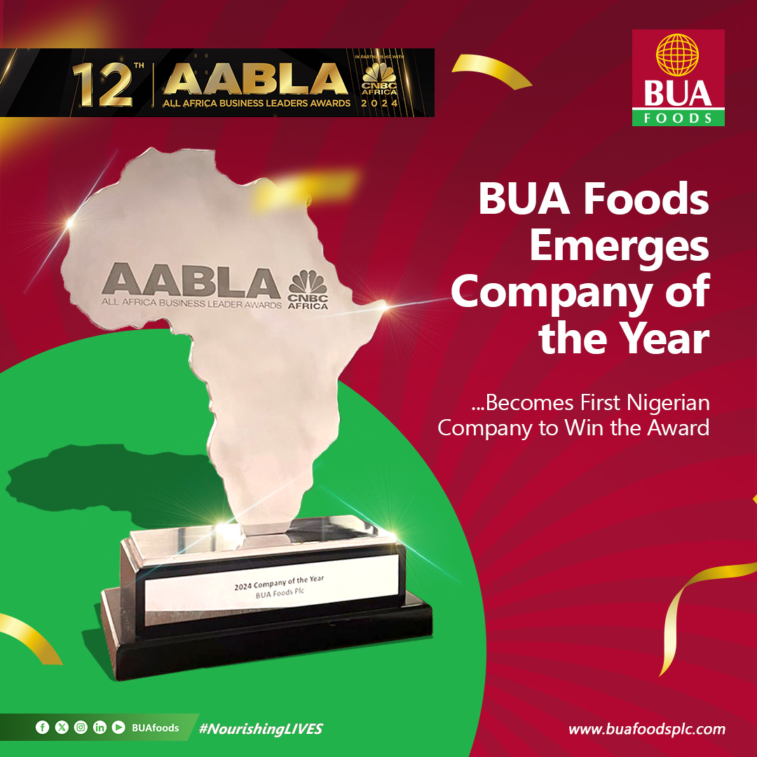 BUA Foods Bags Multiple Awards,  Wins AABLA Company of the Year Award